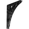 Ekena Millwork Nevio Wrought Iron Bracket, (Triple center brace), Antiqued Warm Silver 2"W x 12"D x 15"H BKTM02X12X15TNEAWS - alternate 1